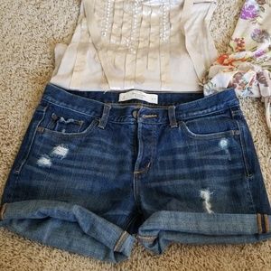 Abercrombie and fitch denim shorts